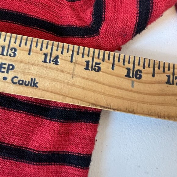 Express Black And Red Striped Sweater Dress. Size Medium - Picture 8 of 10